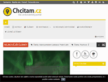 Tablet Screenshot of chcitam.cz